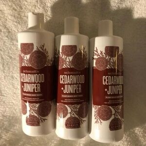 Cedarwood + Juniper Body Wash - Brown/White